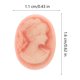 thumbnail image 2 of EeaseMX 48pcs Resina Lady Head Cameo de la espalda Decors de resina Ornamentos de bricolaje Accesorios de bricolaje, 2 of 7