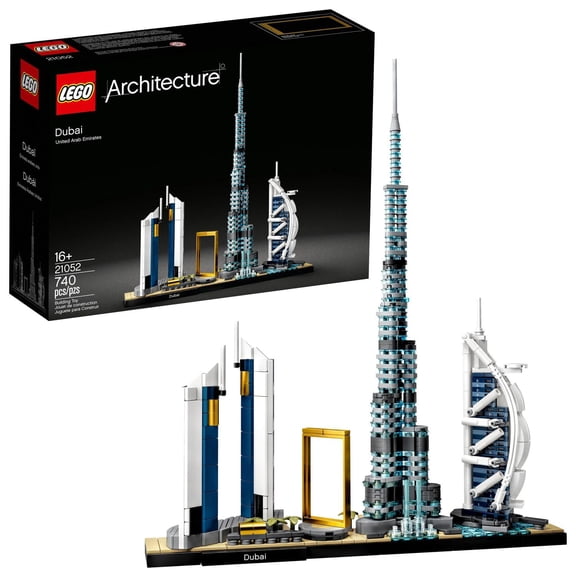 LEGO Architecture Skylines: Dubai 21052 Toy Building Kit (740 Pieces)