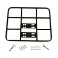 thumbnail image 2 of Bike Rear Rack Grocery Boxes Carrier Luggage Load Racks 88lbs Capacity Rainproof 48 x 38cm, 2 of 7