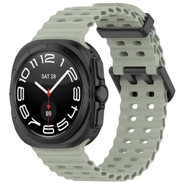 Premium Silicone Sports Sweat Proof Solid Color Watch Band With Convenient Adjustment And Wide Compatibility Compatible With Smartwatch