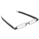 thumbnail image 2 of Gafas de lectura portátiles con marco de doble color, plegables, giratorias, de 360 grados, para ElderTR90, 150 grados, color negro, 2 of 8