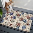 thumbnail image 3 of Bathroom Rugs 2x3 Ft, Spring Flowers Non Slip Area Rugs for Kitchen Bedroom Entryway, Farmhouse Botanical Seasonal Floral Herbs Washable Carpet Runner Rug Floor Mats for Bedroom Home Decor, 3 of 8