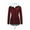 Wine, variant on Meichang Bomber Jacket Women, College Jacket Teen Girls Winter with Cap Jacket Simple Long Sleeve Warm Solid Color