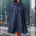 thumbnail image 2 of Veste Poncho Imperméable Légère pour Femmes avec Capuche et Poches pour Activités Extérieures, 2 of 6