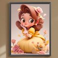 thumbnail image 1 of Pintura de diamante 5D DIY Full Round Drill Belle Home Decor Art Craft (QQ838) Hugtrwg Para estrenar, 1 of 9