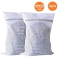 thumbnail image 5 of Triani 2 Pack Large Heavy Duty Mesh Laundry Bags, Durable Delicates Net Wash Bag for Bra Lingerie, Underwear, Socks, Sweaters and Garment, Travel Organization Washing Bag, 5 of 8