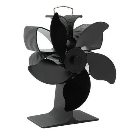

Fireplace Fan 5 Blades Heat Powered Stove Fan No Batteries Needed For Home