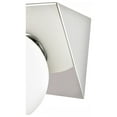 thumbnail image 4 of Living District Jillian 4-Light Iron & Glass Bath Sconce in Chrome/Frosted White, 4 of 5