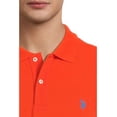 thumbnail image 4 of Camisa Polo de Piqué de Algodón para Hombre U.S. Polo Assn. Talla Grande Naranja, 4 of 4