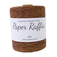 thumbnail image 3 of Rongfmy Raffia Paper Yarn 1.5 mm Thick for Crocheting Bags Nesting Basket Summer Hat Brown, 3 of 9