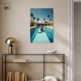 thumbnail image 2 of Art Remedy Modern Tiger Art Canvas, 20" x 30", Gallery Wrapped, Sitting and Thinking Pool, 2 of 7