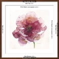 thumbnail image 5 of Art.com Watery Red Bloom 2 Art Print by Sandra Smith, Brown Frame Wall Art, 29" x 29", 5 of 5