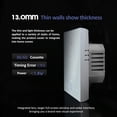 thumbnail image 3 of Smart Home Thermostat with LED Display, Energy Saving, Programmable Wall Mounted Thermostat for AC95-240V Square Concealed Box, 3 of 7