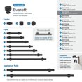 thumbnail image 4 of Amerock BP37102MB Everett Knob Matte Black, 4 of 5