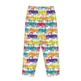 thumbnail image 3 of Lsque Colorful Car Print Women's Pajama Pants, Lounge Pant - Comfortable Home Wear,Elastic Waistband, Stylish Design-Large, 3 of 9