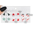 thumbnail image 2 of 6 piezas de pendientes navideños para mujer, juego de pendientes colgantes navideños, pendientes de árbol de Navidad para fiestas, pendientes de gancho, joyería de fiesta, pendientes de árbol con, 2 of 5