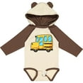 thumbnail image 3 of Inktastic Cute School Bus Boys or Girls Long Sleeve Baby Bodysuit, 3 of 5