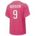thumbnail image 3 of Women's Majestic Threads Joe Burrow Pink Cincinnati Bengals Name & Number T-Shirt, 3 of 3