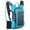 Blue, variant on Blue Solar Powered 1.8 Liter Hydration Backpack / 7 Watt Solar Panel and 10K mAh Charging Battery / Phone and Electronic Device Power Charger Back Pack