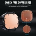 thumbnail image 2 of Dracaena AIO CPU Cooler, Color Change Remote, 120mm Radiator, ARGB PWM Fans Quiet less than 27DBA, Compatible with AMD AM5/AM4-Intel LGA 1700/1200/115X, Leakproof Technology, High Flow Pump, Black, 2 of 6