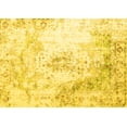 thumbnail image 1 of Ahgly Company Machine Washable Indoor Rectangle Abstract Yellow Contemporary Area Rugs, 8' x 10', 1 of 4