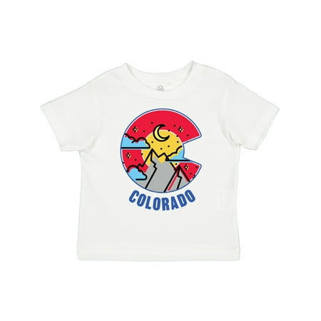 

Inktastic Colorado Mountain Scene with Clouds and Moon Gift Toddler Boy or Toddler Girl T-Shirt
