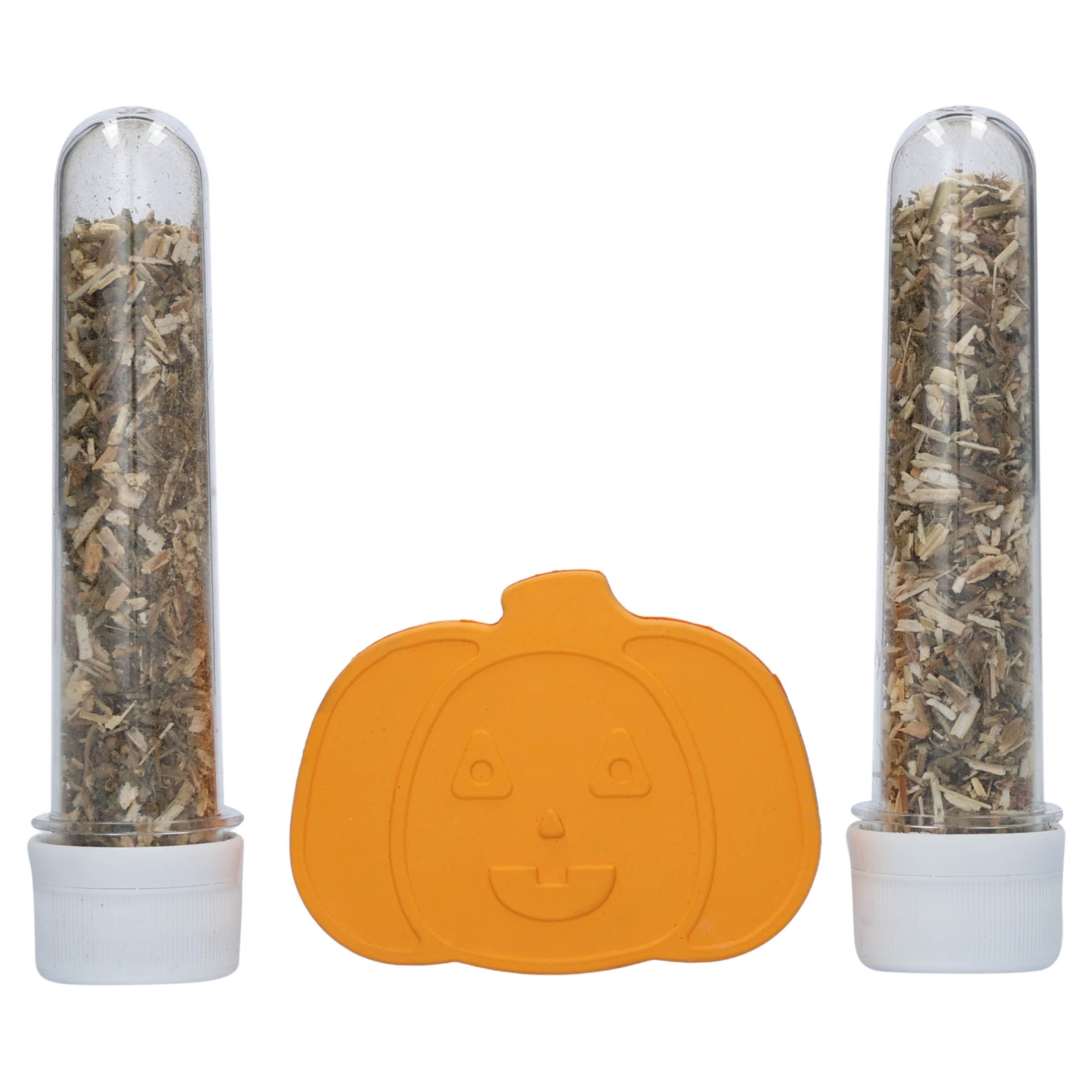Vibrant Life Halloween Catnip Dispenser Toy, Pumpkin, Orange