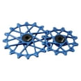 thumbnail image 4 of GLFILL 2Pcs Bike Rear Derailleur Pulley Wheels 12T+16T Pottery Ball Bear Bearing For Sram Bicycle Rear Derailleur Guide Wheel Accessory Blue, 4 of 9