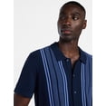 thumbnail image 4 of George Men’s Cotton Button Front Polo Sweater with Short Sleeves, Sizes S-3XL, 4 of 5
