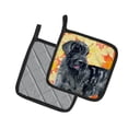 thumbnail image 2 of Giant Schnauzer Fall Pair of Pot Holders, 2 of 2