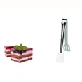 thumbnail image 4 of 1PCS Stainless Steel Kitchen Tongs, 8 Inch Food Tongs with Grip for Serving, Cooking, Baking and BBQ, Heat Resistant Metal Tongs, 4 of 5
