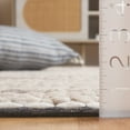 thumbnail image 5 of SAFAVIEH Marbella Burton Striped Wool Area Rug, Silver/Ivory, 3' x 5', 5 of 8