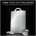thumbnail image 6 of Stainless Steel Cutting Board, 304 Food-grade Chopping Board, Dishwasher Safe, Double-sided Dual-use, for Meat, Fruit, and Vegetables, Be Hung Design, Silver, by FAJHHA, 6 of 8