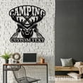 thumbnail image 4 of Craftnamesign Custom Deer Hunting Metal Wall Art LED Light, Personalized Hunter Name Sign, 4 of 5