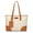 Beige, variant on Wrangler Puffer Tote Bags for Women Medium Quilted Shoulder Bag for Work School Lifestyle Purse, Khaki