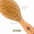 thumbnail image 5 of Kent OG3 Men's Hair & Beard Brush &ndash; 100% Natural White Boar Bristles for Grooming, Scalp Massage, 360 Waves, and Beard Straightening, 5 of 6