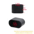 thumbnail image 2 of Funda para patas de muebles Geesatis ovalada 3,3 x 1,5 cm, 20 piezas, negra, 2 of 8
