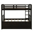 thumbnail image 2 of Harper & Bright Designs Twin Over Twin Bunk Bed with Trundle and Storage Drawers, Solid Wood Bunk Beds for Bedroom Furniture, 2 of 10