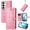 Pink, variant on for Samsung Galaxy S26 Cartoon Cute Wallet Case, Cat Dog Style Flip with ID Card Holder Premium PU Leather Cases with Wrist Strap, Magnetic Closure Folio Kickstand Cover, Gold