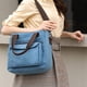 thumbnail image 4 of Bolso de lona de gran capacidad para mujer, bolso de mano para mujer, bolso de hombro sencillo, bolso bandolera, 4 of 5