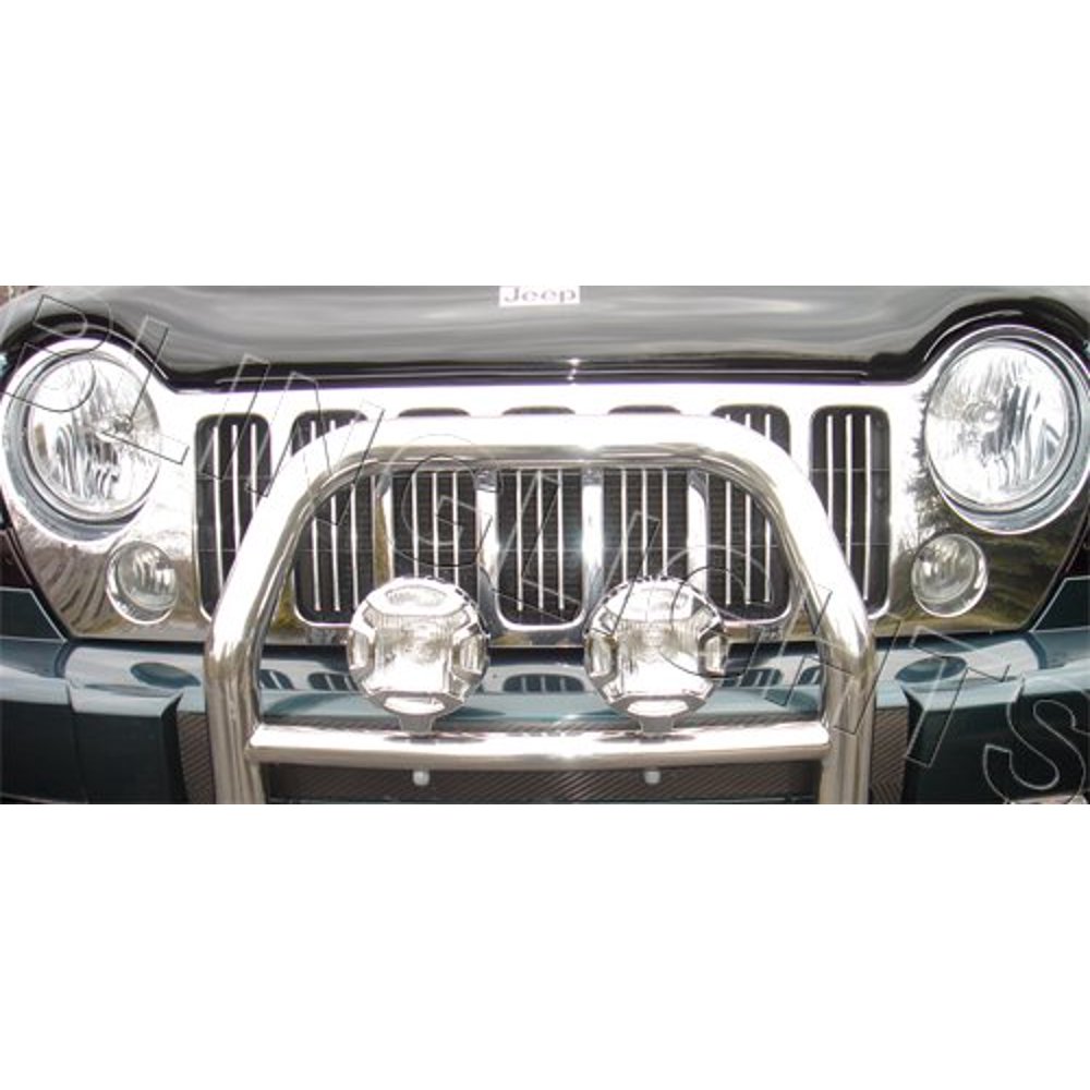 Jeep Liberty KJ KK Chrome Off Road Auxilliary Driving Lights Bumper