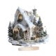 thumbnail image 4 of Adorno navideño acrílico en acrílico, letrero de casa en 2D, adorno de mesa con base y diseño artístico. C, 4 of 9