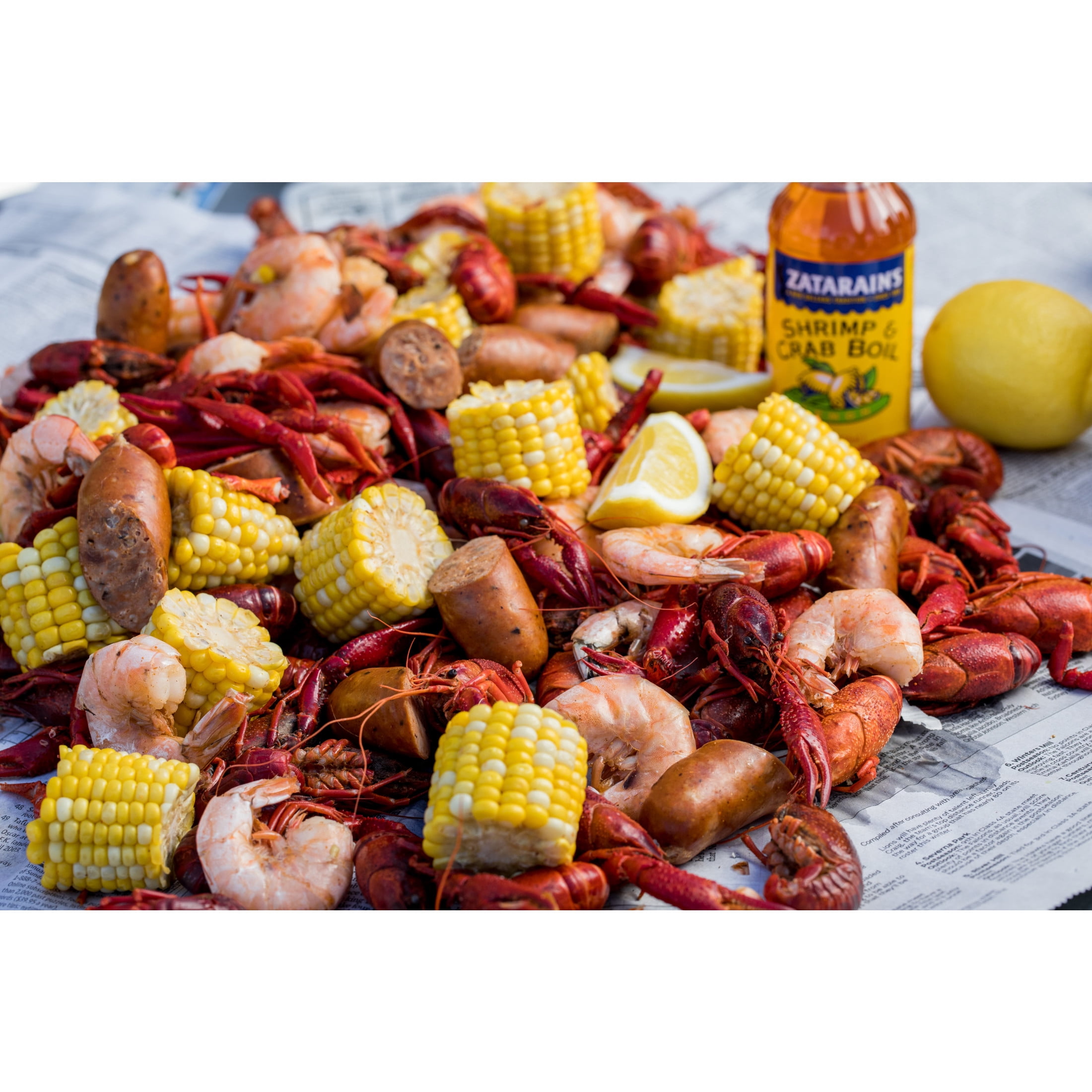 (3 pack) Zatarain's Kosher New Orleans Style Liquid Crab Boil With Lemon, 8.0 fl oz Bottle