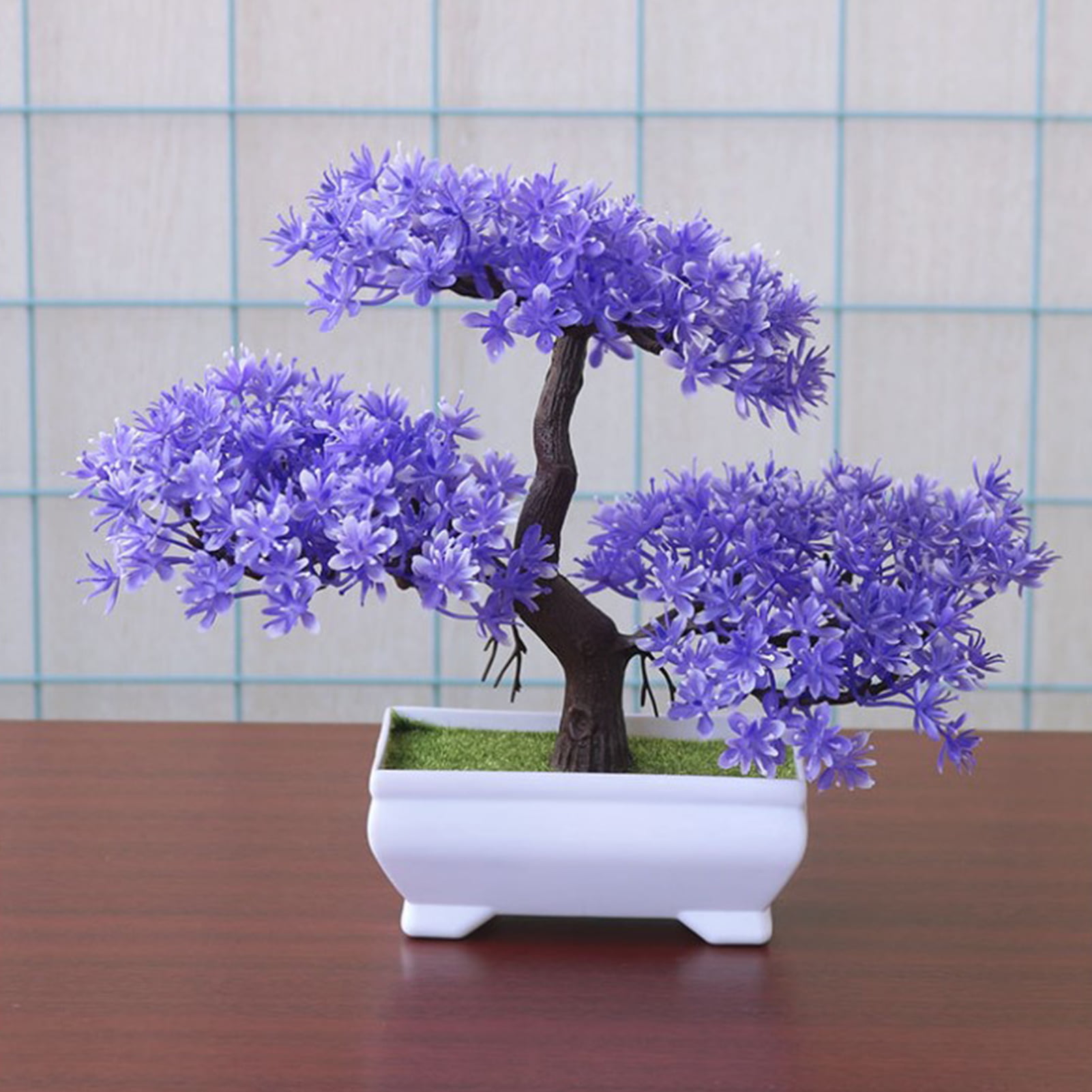 Garden Artificial Tree Small Rose Simulation Plants Bonsai Fake Flower Potted 