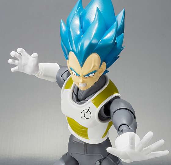 Super Saiyan God Vegeta Action Figure Resurrection of F S.H. Figuarts
