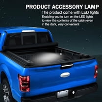 Soft Roll-Up Truck Bed Tonneau Cover Compatible with 1999-2023 Ford F-250 F-350 F-450 Super Duty 8FT Bed