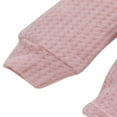 thumbnail image 4 of Baby Girls Solid Color Romper and Elastic Waist Pants Clothes Set, 4 of 7