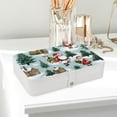 thumbnail image 6 of Christmas PU Leather Necklace Organizer Bracelet Holder Jewelry Organizer with Removable Compartment, Portable, 6 of 6