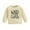 Beige, variant on Elippeo Baby Sweatshirt 1Y 2Y 3Y 4Y 5Y 6Y Tops with WLID LIKE MY CURLS Letter Print, Classic Round Neck Spring Clothing
