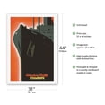 thumbnail image 2 of Canadian Pacific Steamships - Vintage Ocean Liner Travel Poster by Peter Ewart c.1942 - Fine Art Rolled Canvas Print 27in x 40in, 2 of 4